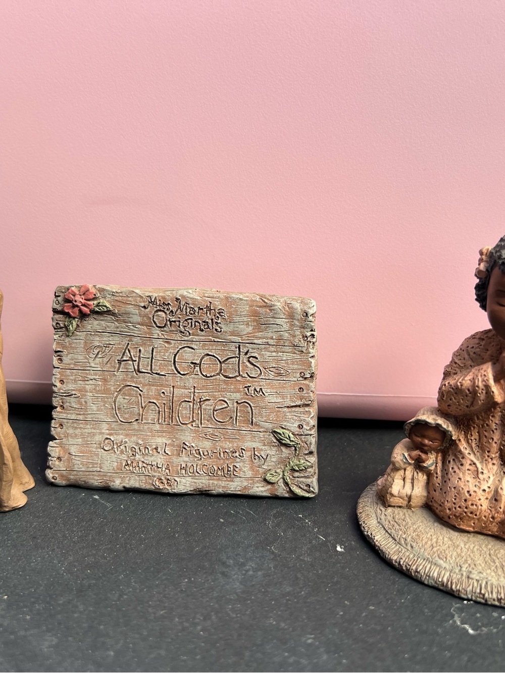Mary's Originals 'All God's Children' Decorative Plaque - Pink Accents